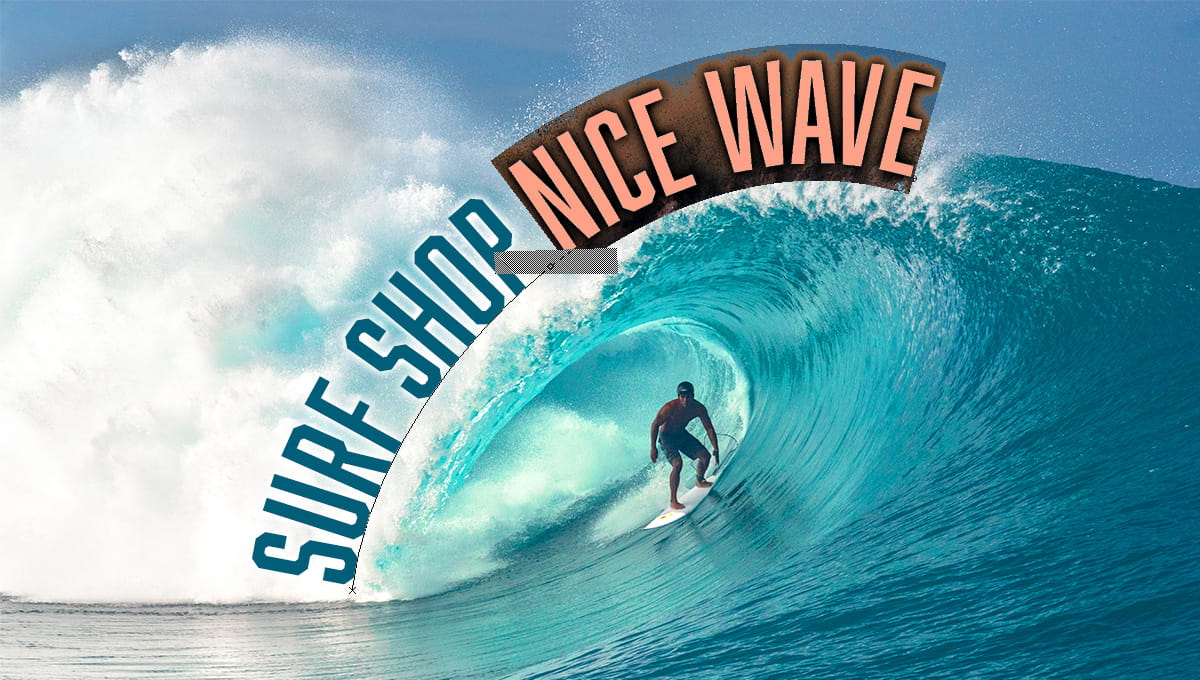 曲線に沿った文字を作る