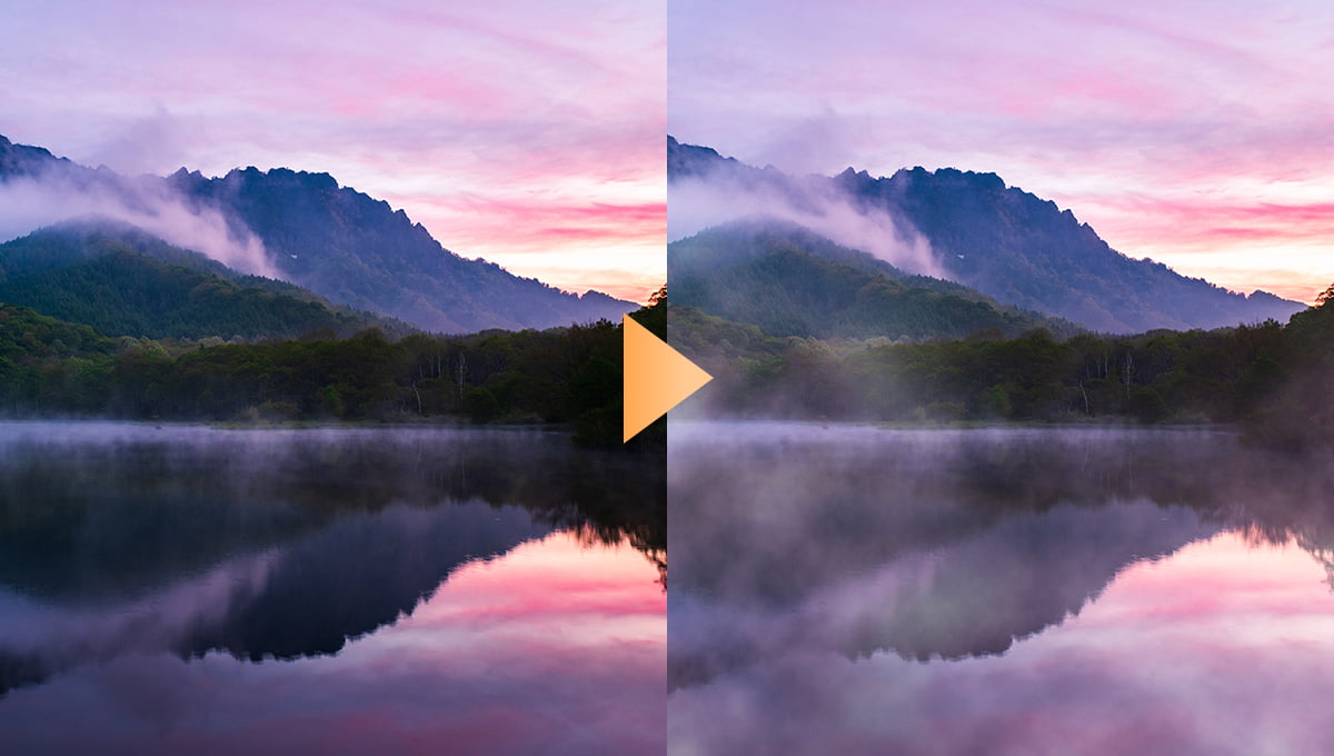 写真に霧や煙の空気感を加える