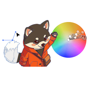 生成後もベクターデータとして編集できる様子